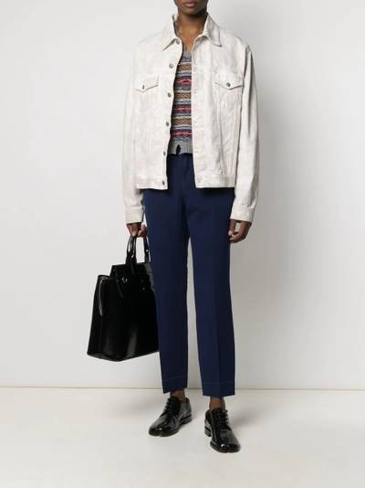 Maison Margiela zip pocket cropped trousers outlook