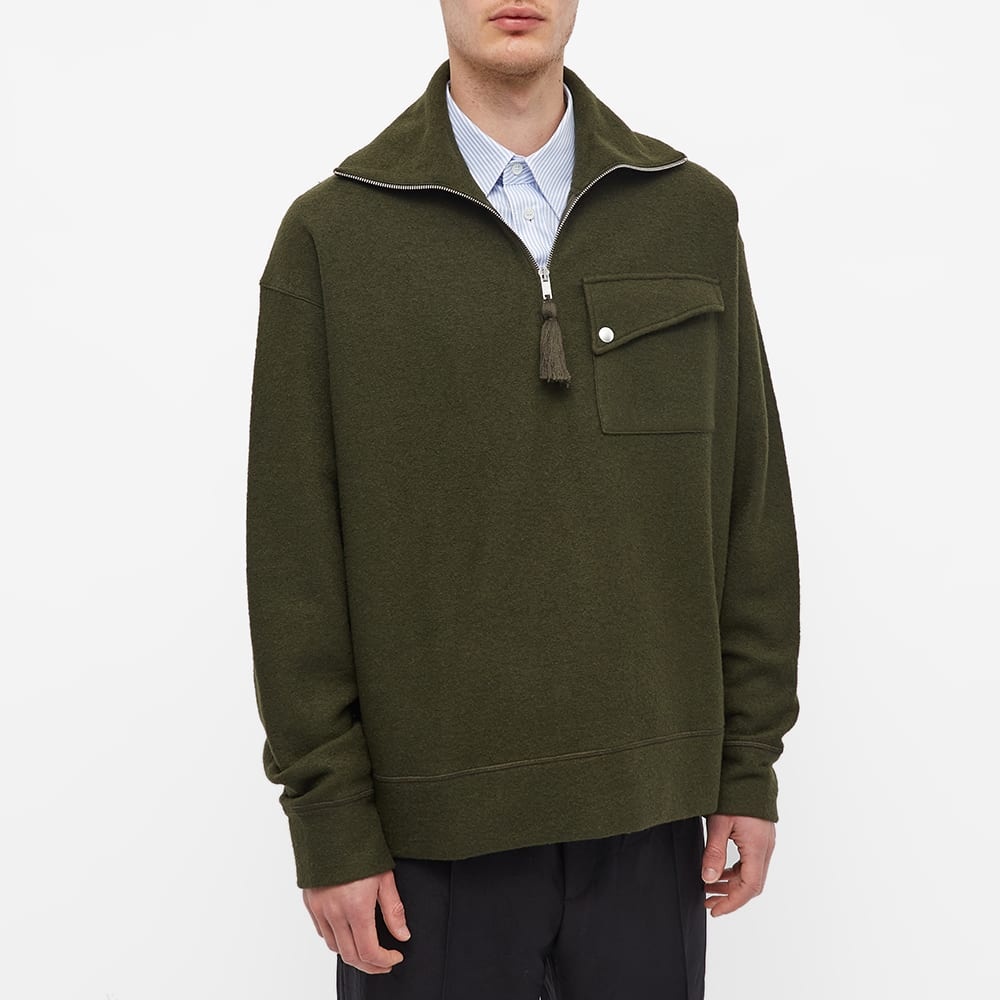 Jil Sander Plus Quarter Zip Sweat - 4