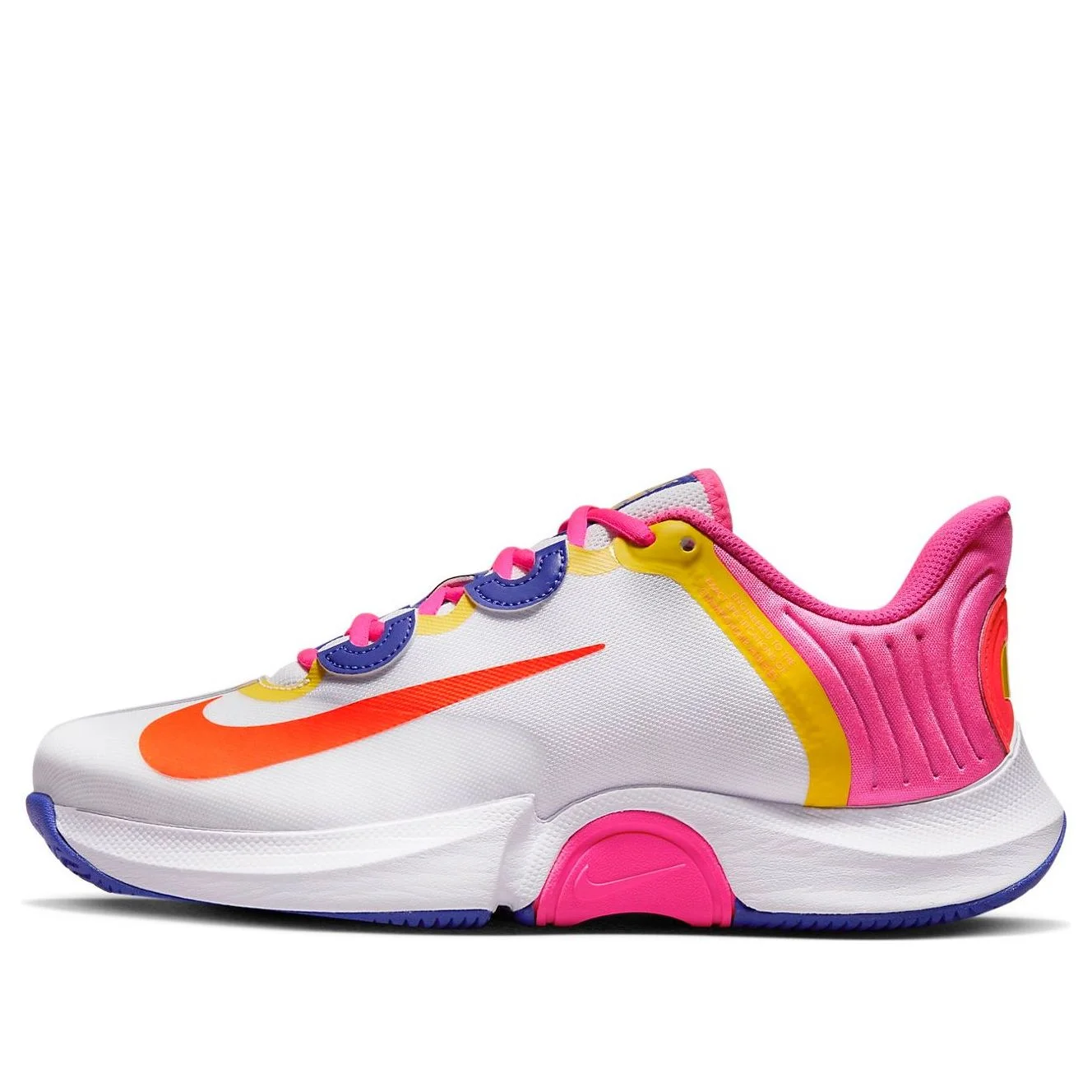 (WMNS) Nike x Naomi Osaka Court Air Zoom GP Turbo 'White Hyper Pink' DX8853-101 - 1