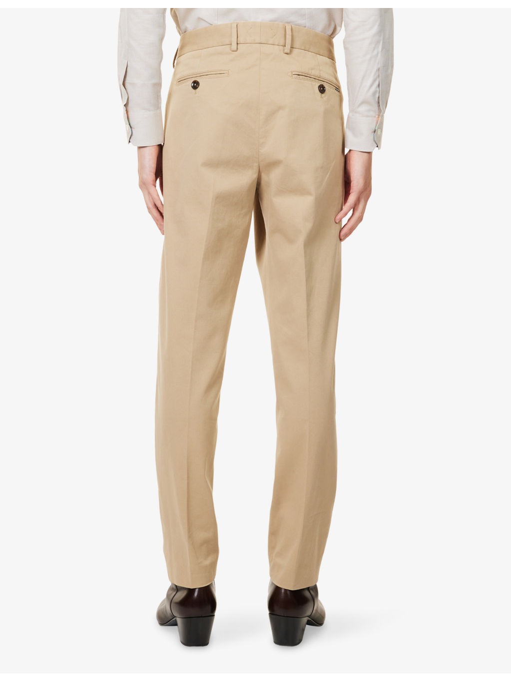 Straight-Leg Twill Stretch-Cotton Chino - 4