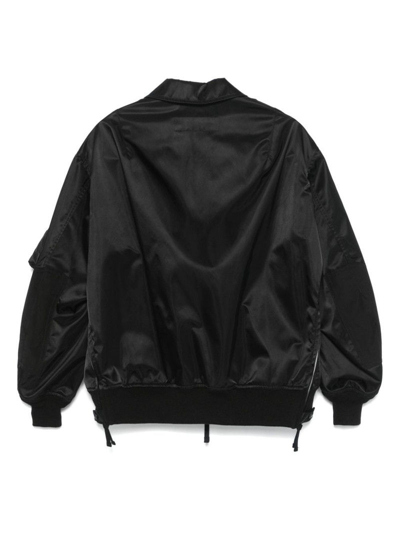 Comme des Garçons Homme logo-patch bomber jacket outlook