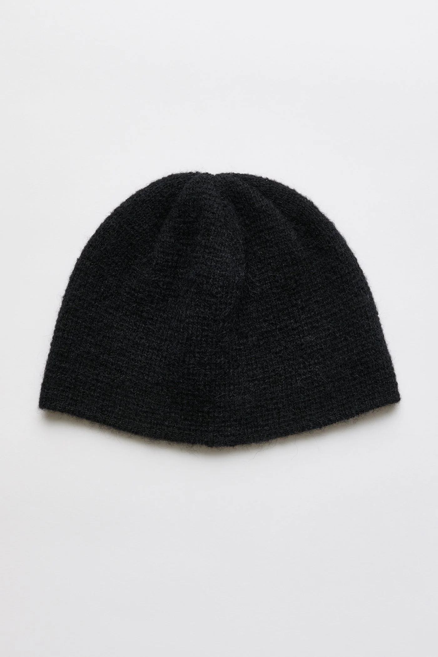 Our Legacy Beanie Black Fuzzy Alpaca - 1