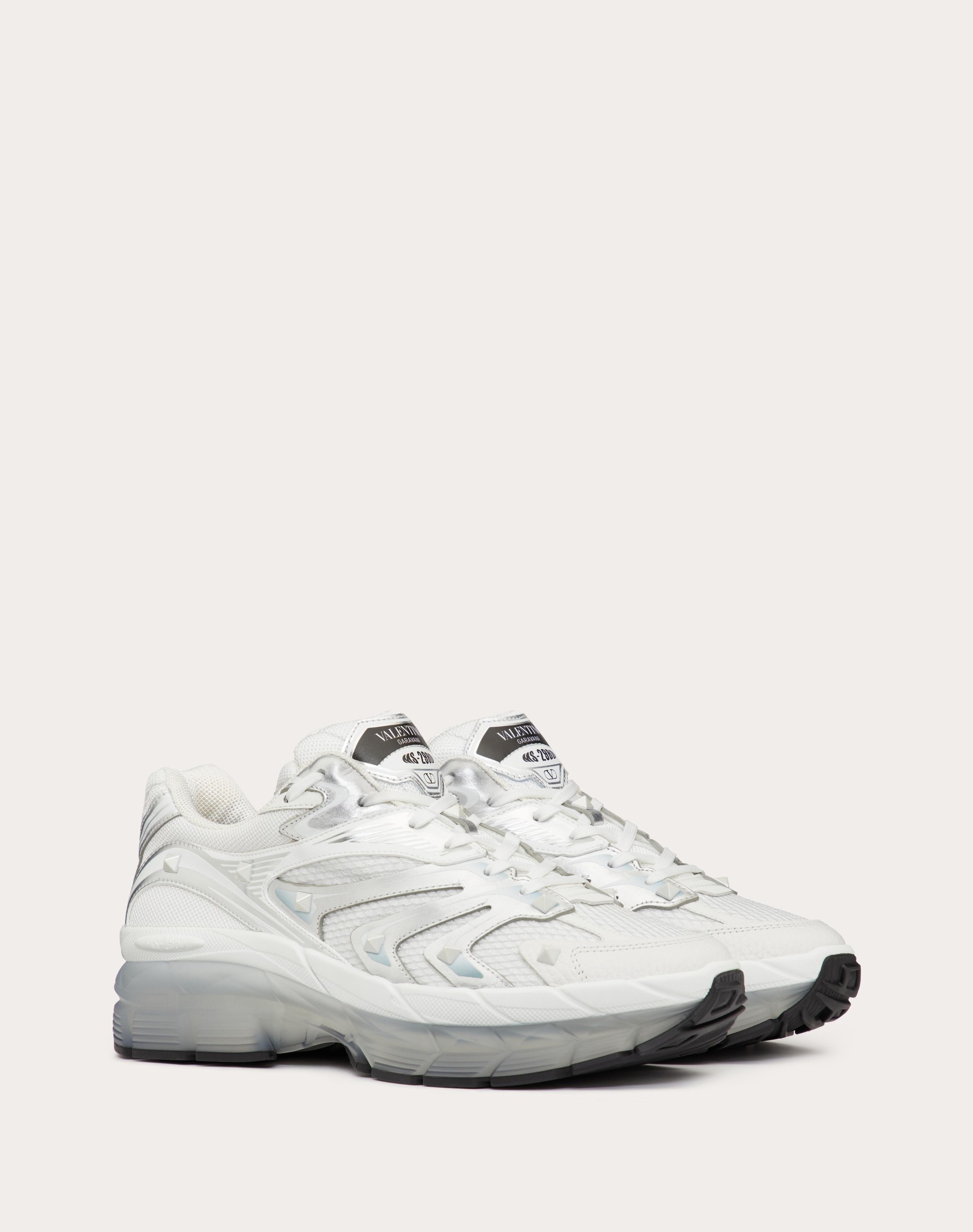 MS-2960 LOW-TOP SNEAKER IN FABRIC AND CALFSKIN - 2