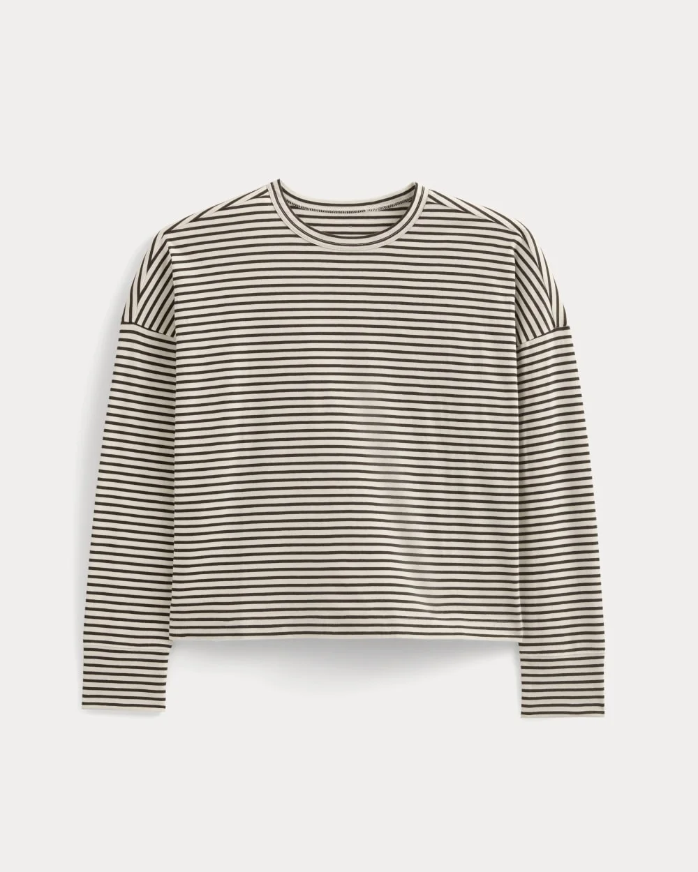 OVERSIZED BOXY CREW IN ESSENTIAL COTTON - 1