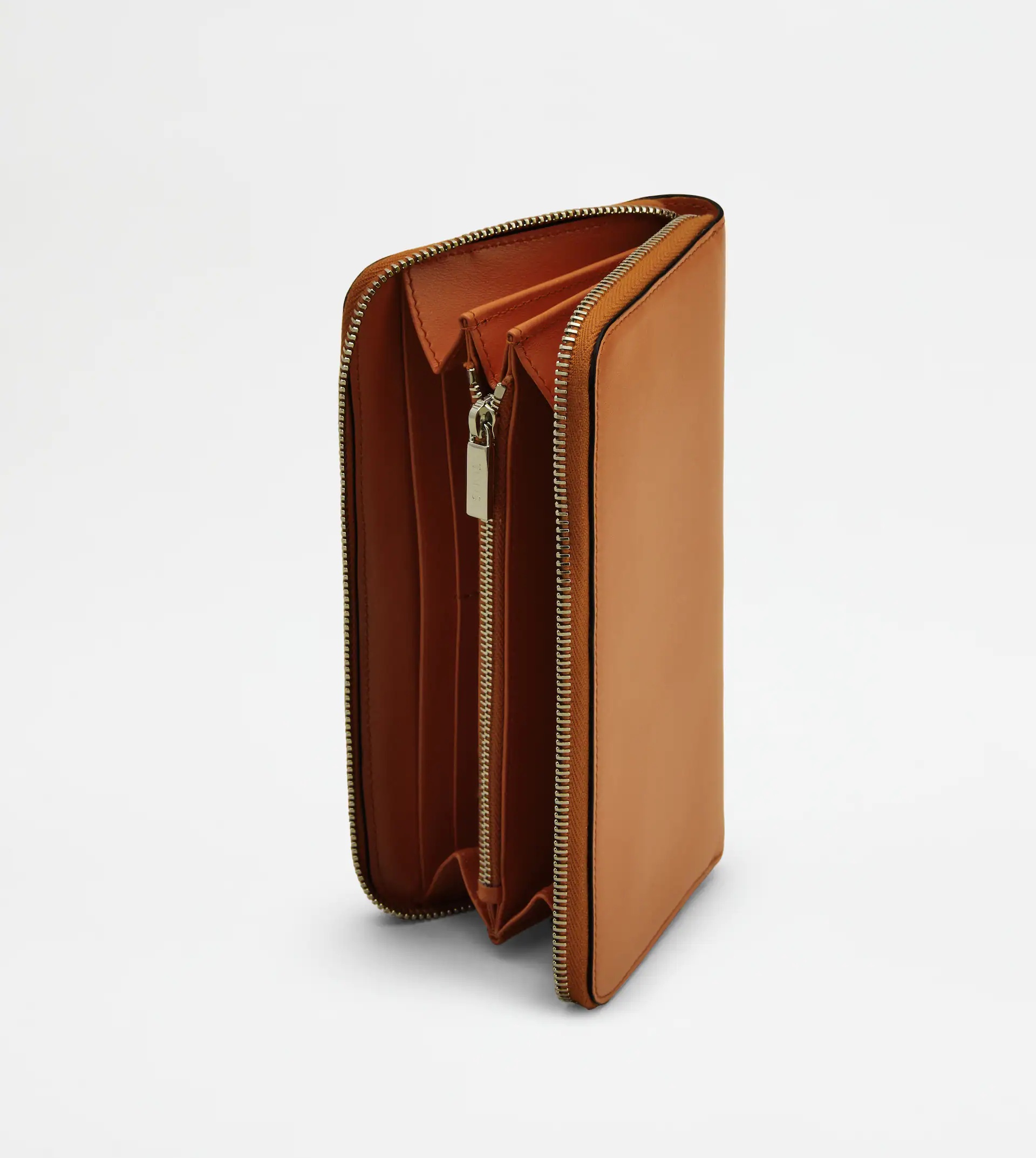 WALLET IN LEATHER - BROWN 2