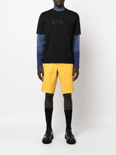 Lanvin logo-embroidered cotton T-shirt outlook