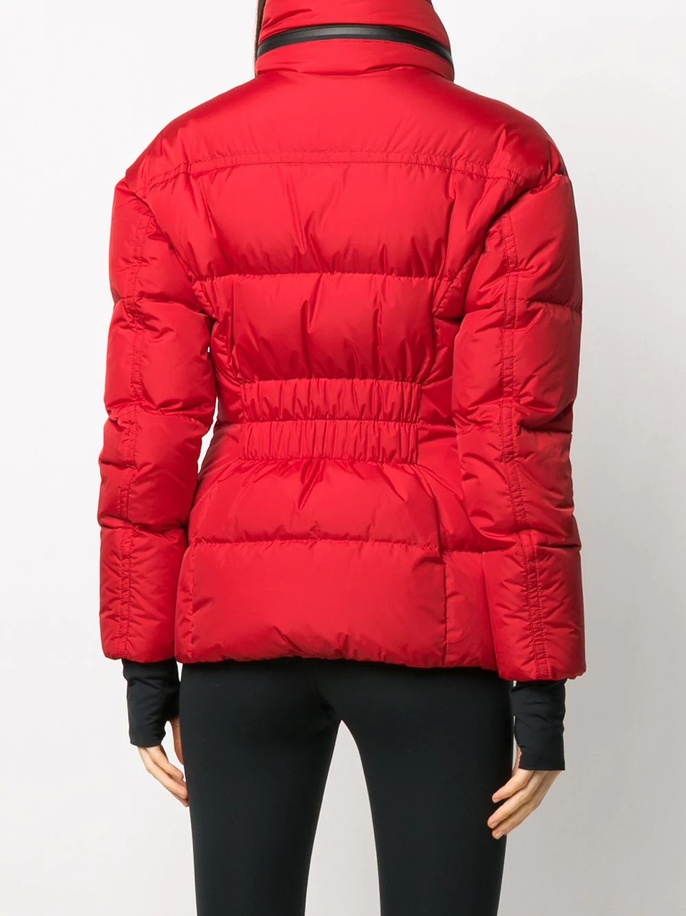 zipped puffer jacket  - 4