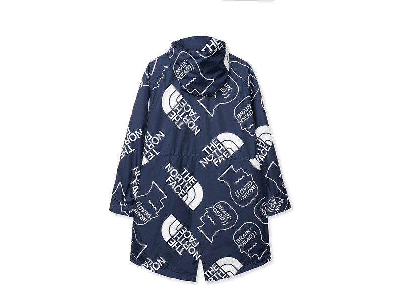 The North Face The North Face x Brain Dead 76 Oversized Mountain Parka Navy outlook