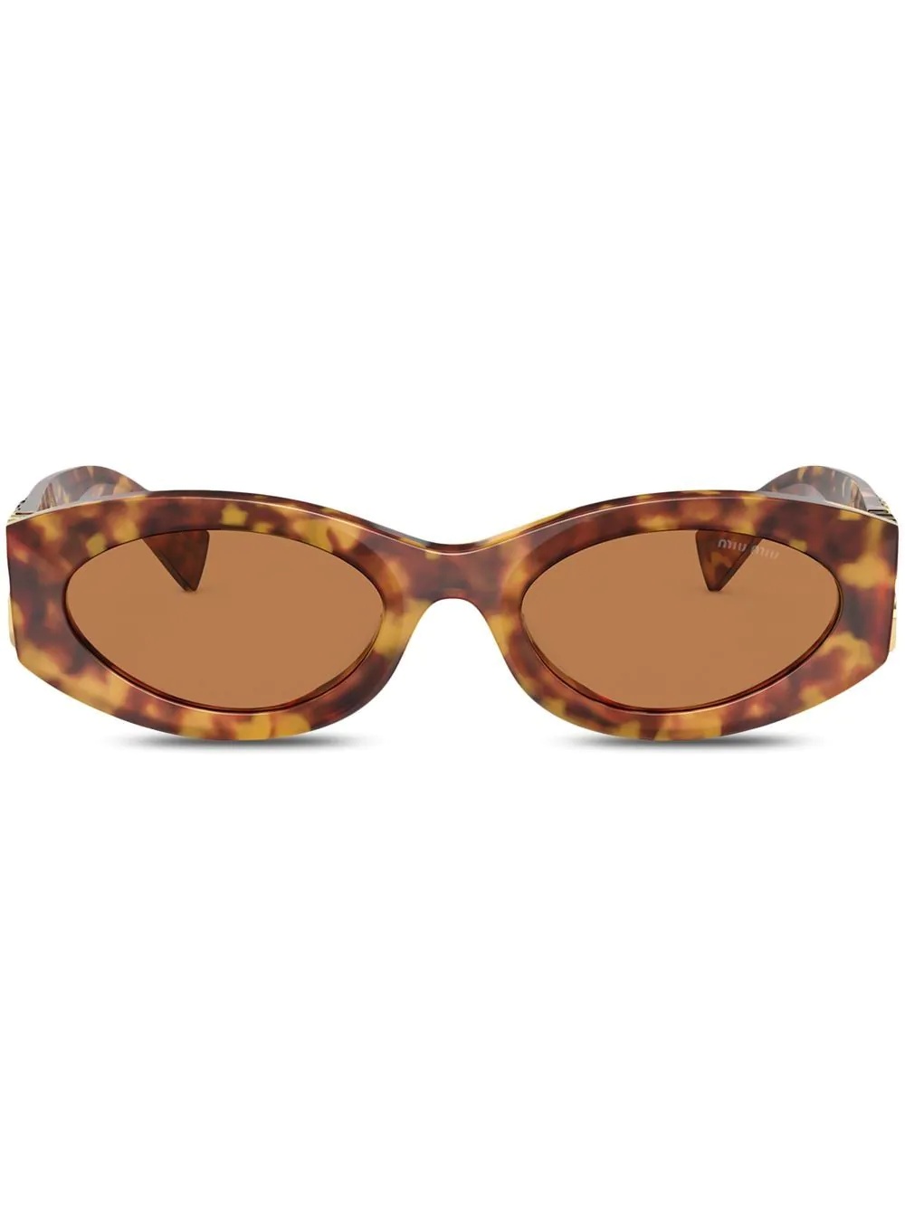 tortoiseshell cat-eye sunglasses - 1