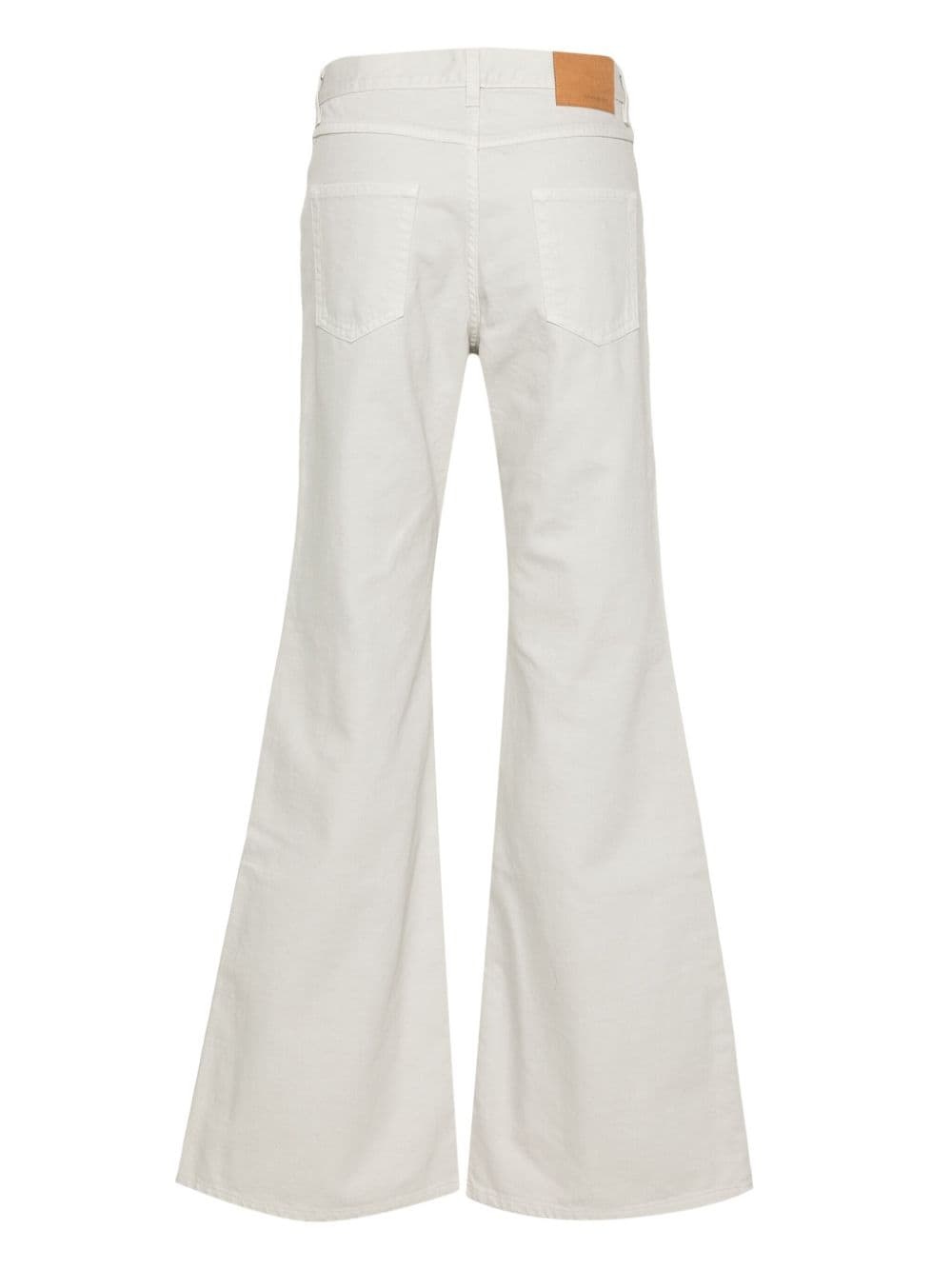 mid-rise flared jeans - 2