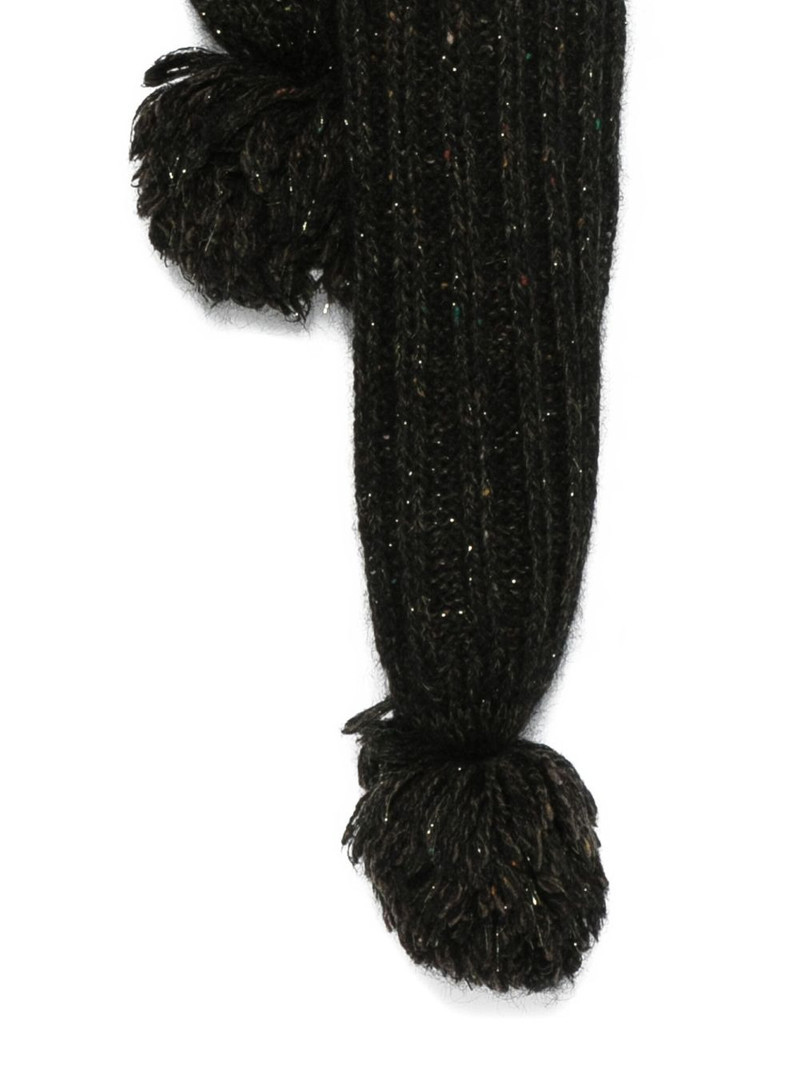 pompom-detail scarf 3