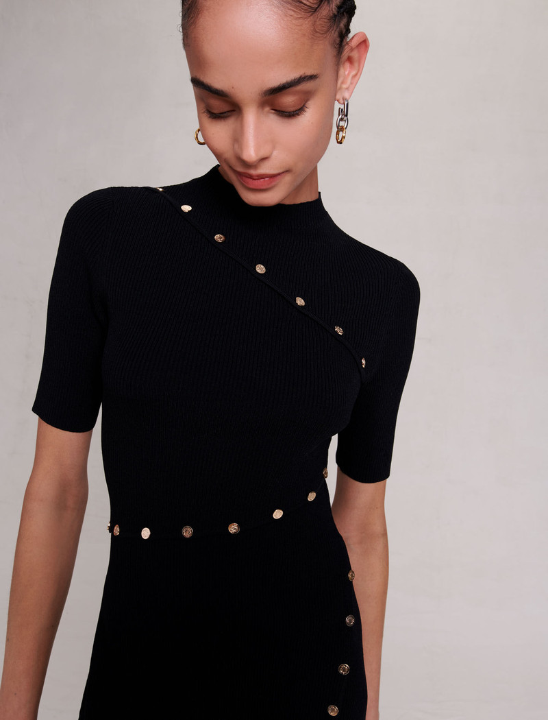 Dress in ribbed knit 3