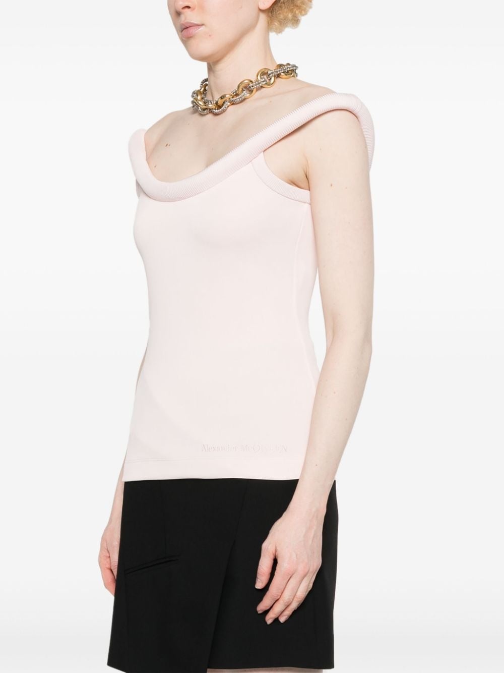 3D-detailing sleeveless top - 3