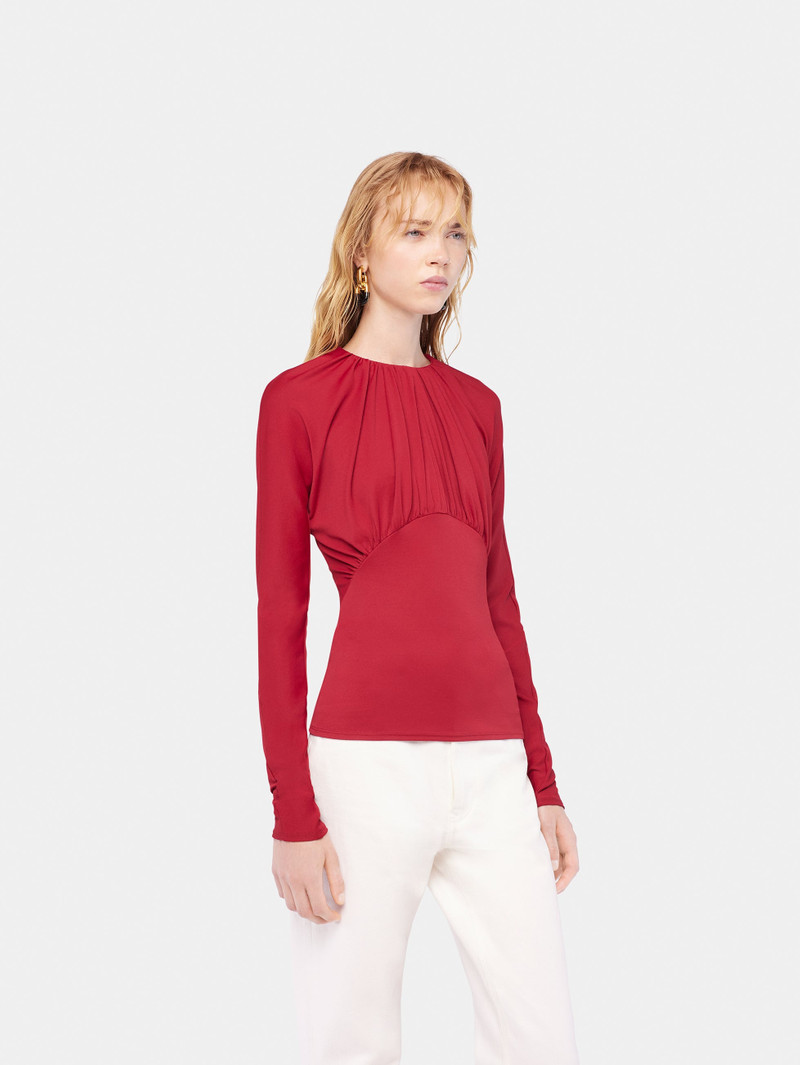 JERSEY TOP WITH RUCHED DETAILS 5