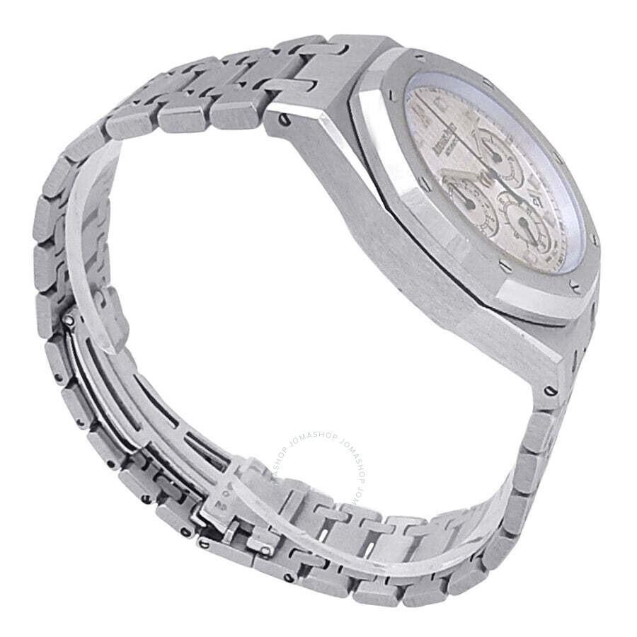 Pre-owned Audemars Piguet Royal Oak Chronograph White Dial Men's Watch 25960BC.OO.1185BC.01 - 3