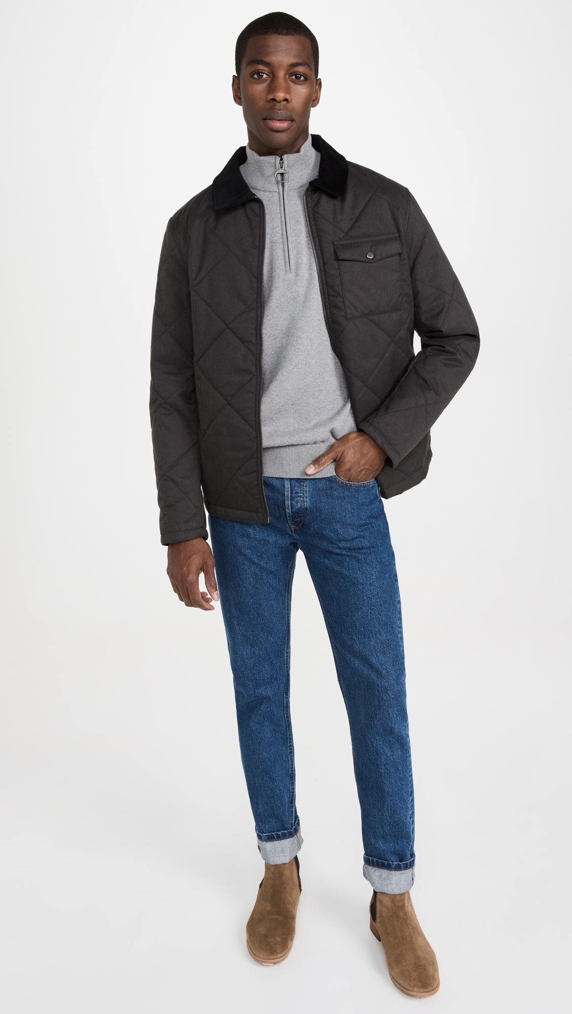 Barbour Cotton Half Zip - 4