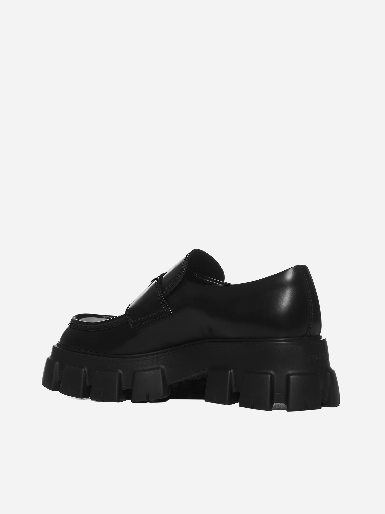 Monolith leather loafers - 3