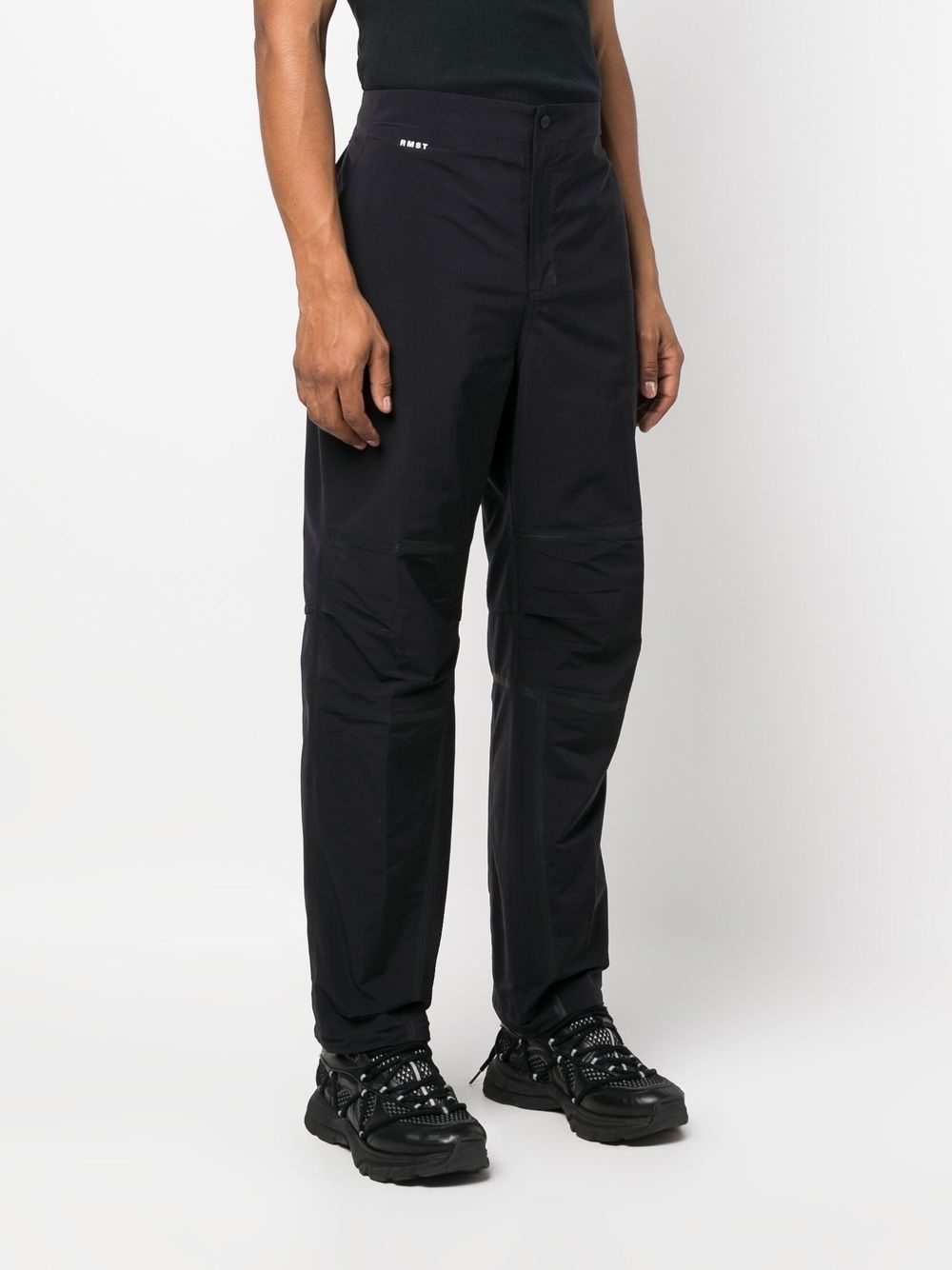 straight-leg logo-print trousers - 3