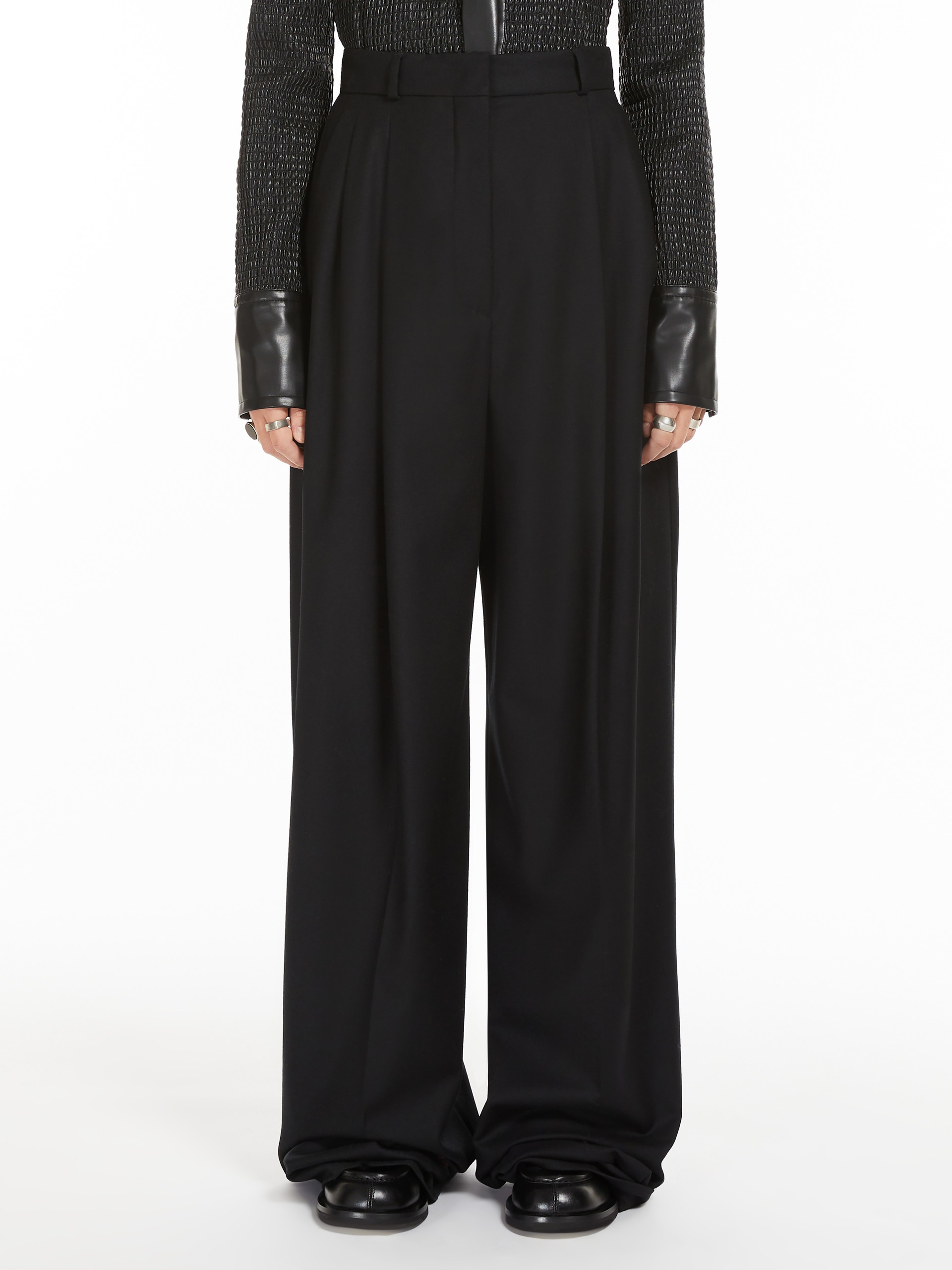 KIENS12 Oversized stretch wool trousers - 3