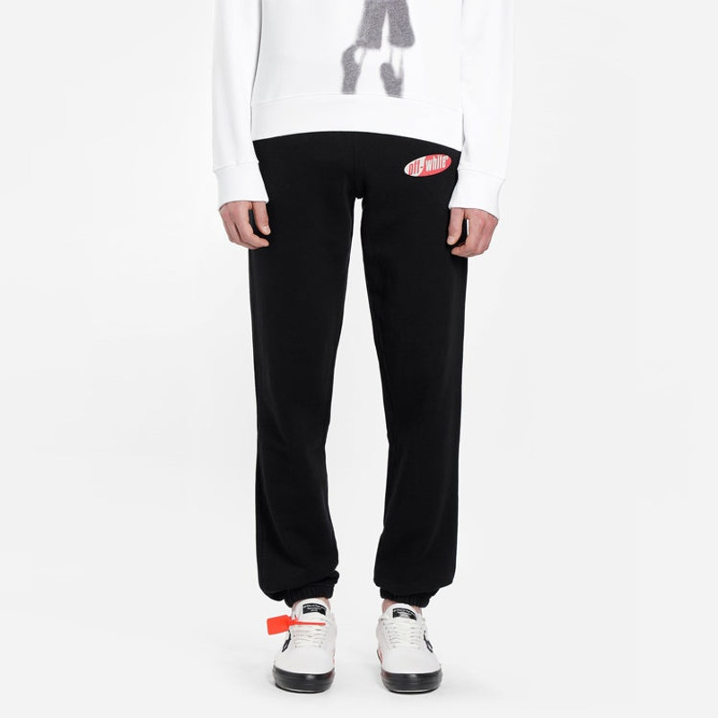 Off-White SS19 Stripe Logo Print Trousers OMCH014S190030061020 6