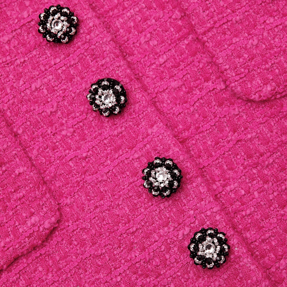 Fuchsia Boucle Jacket - 6