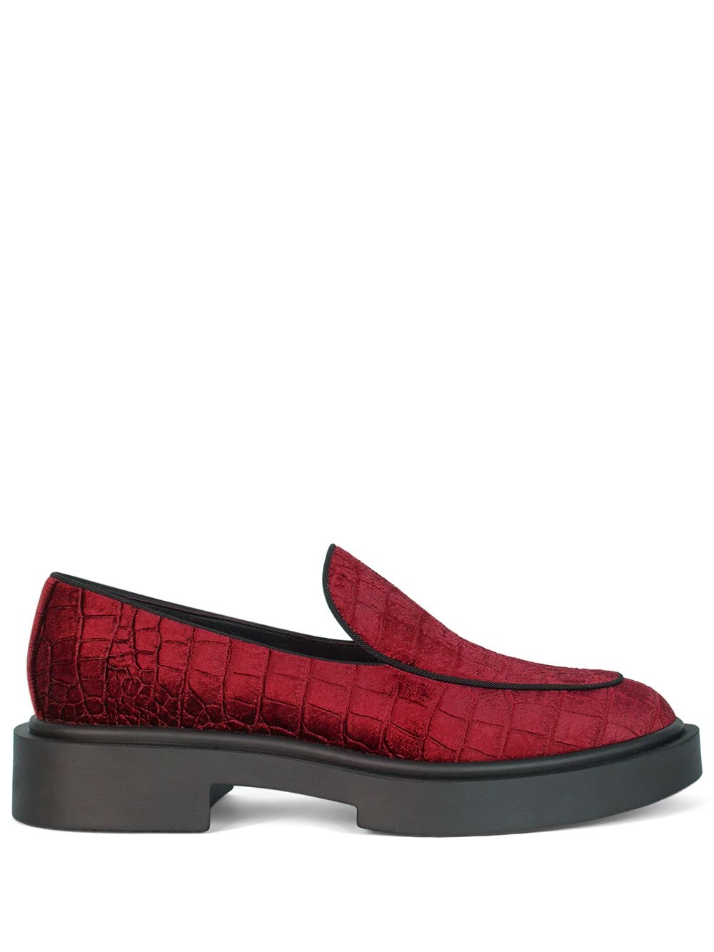 Achille velvet loafers - 1