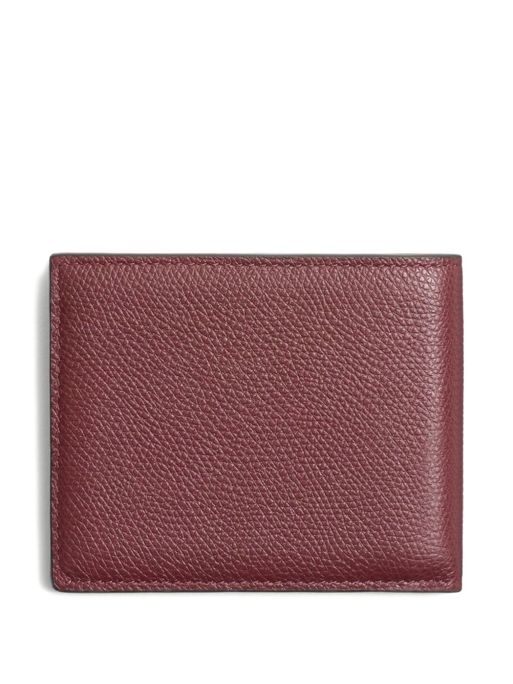 textured leather wallet - 2