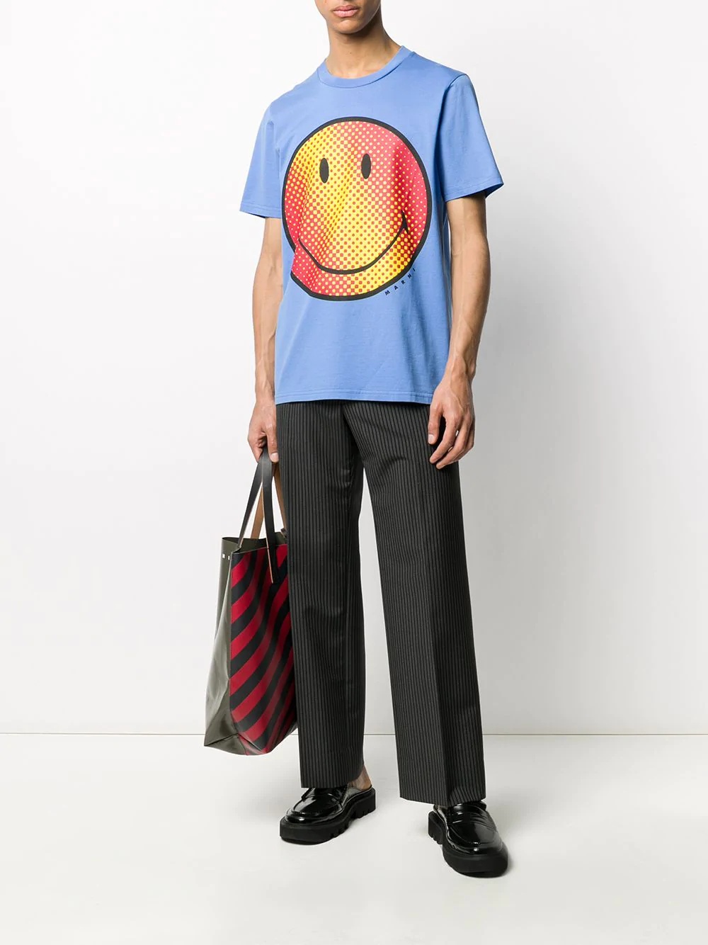 smile-print cotton T-shirt - 2