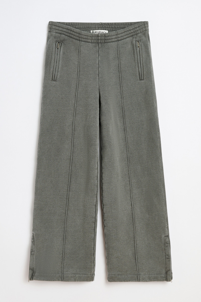 Lounge Pants Worn Black Hefty Fleece 1