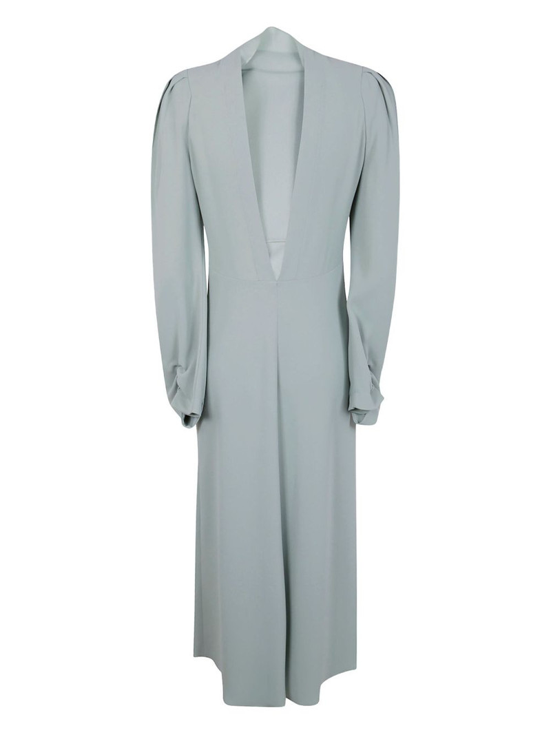 puff-sleeve dress 1