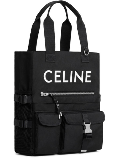 CELINE Tote bag in nylon with print outlook