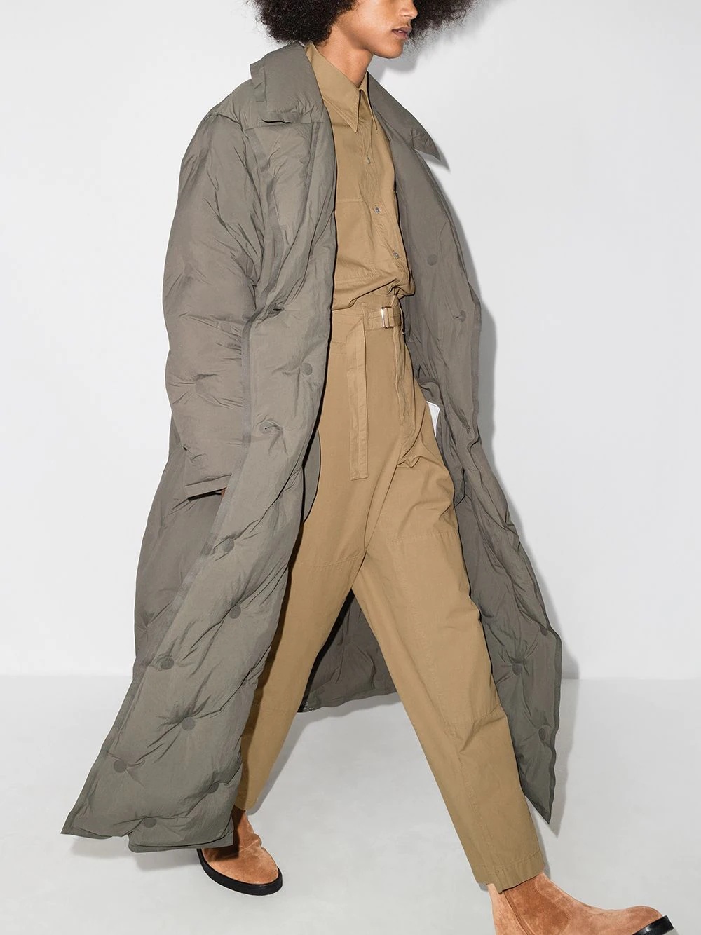 LEMAIRE TRENCH LSE TRS BRWN - 5