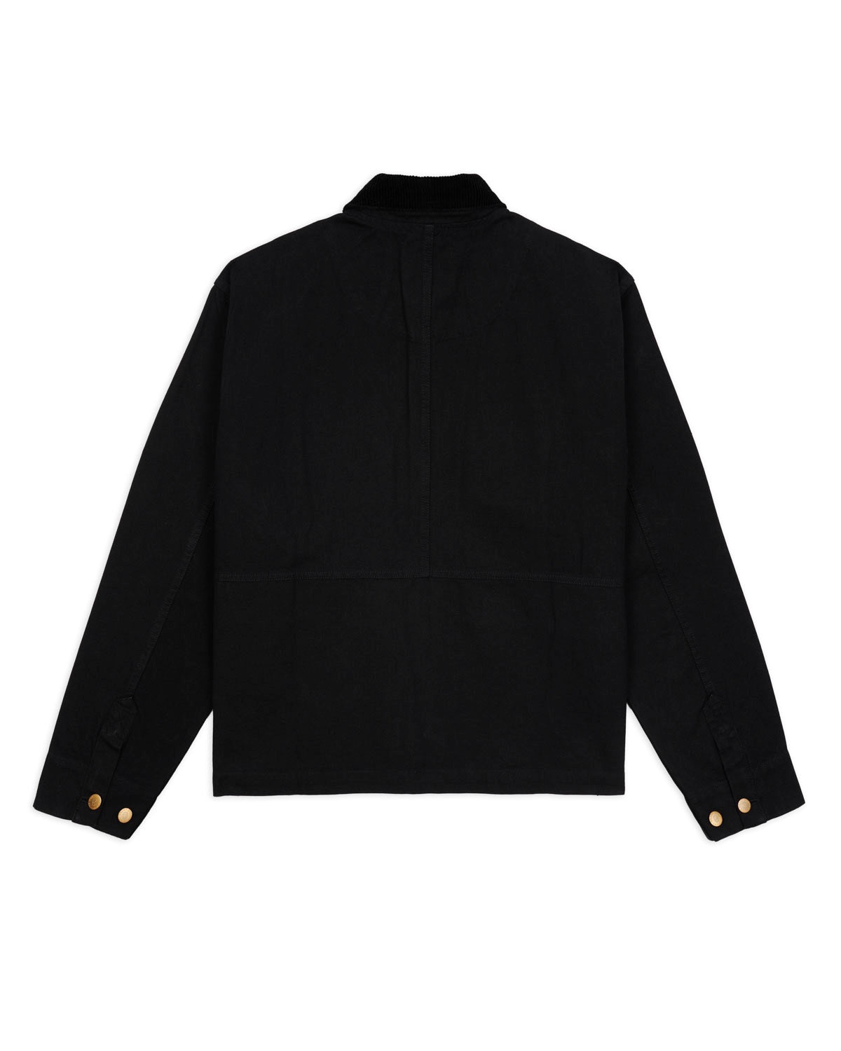 Cropped Chore Jacket - Black - 2