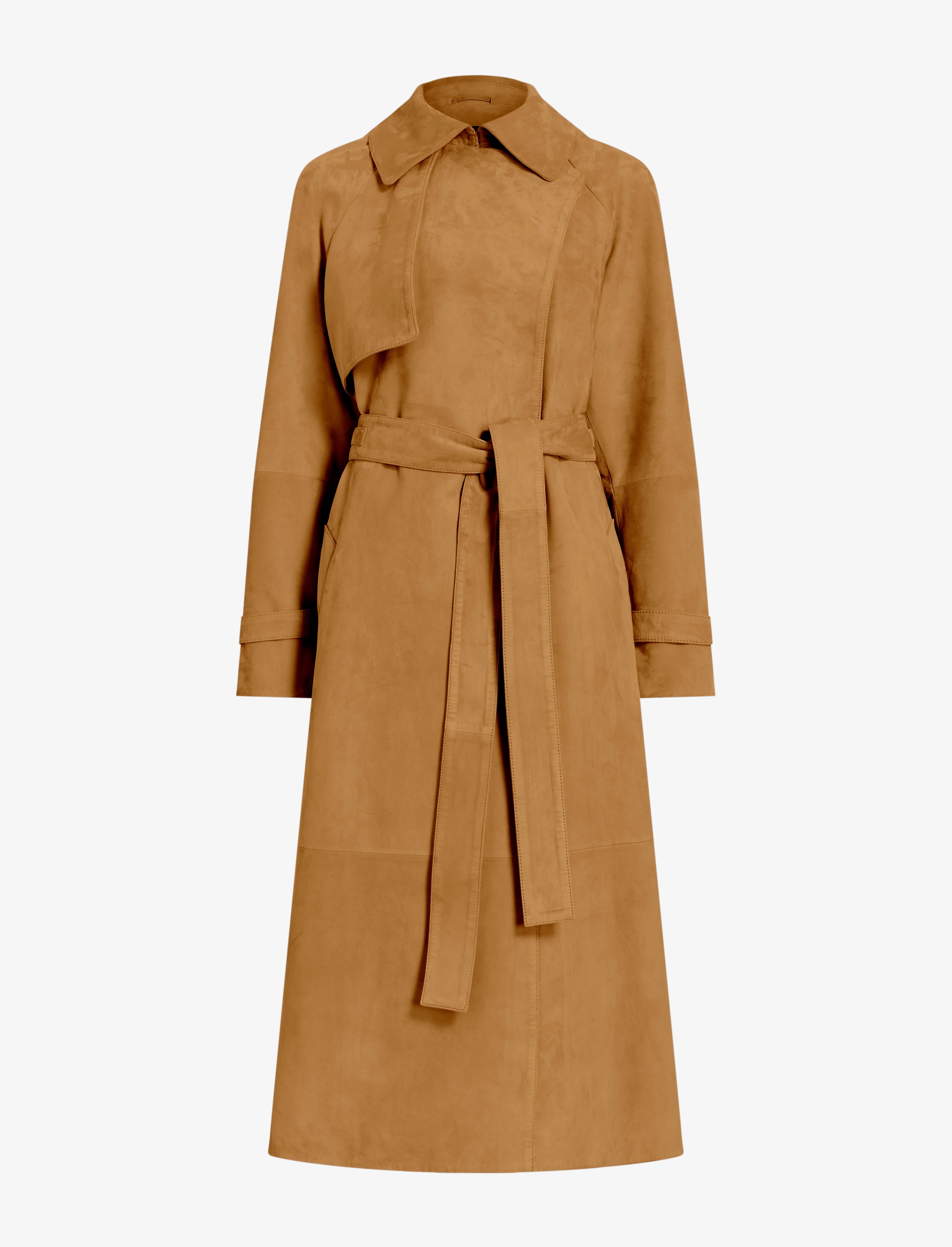 Ramona Coat in Suede - 7
