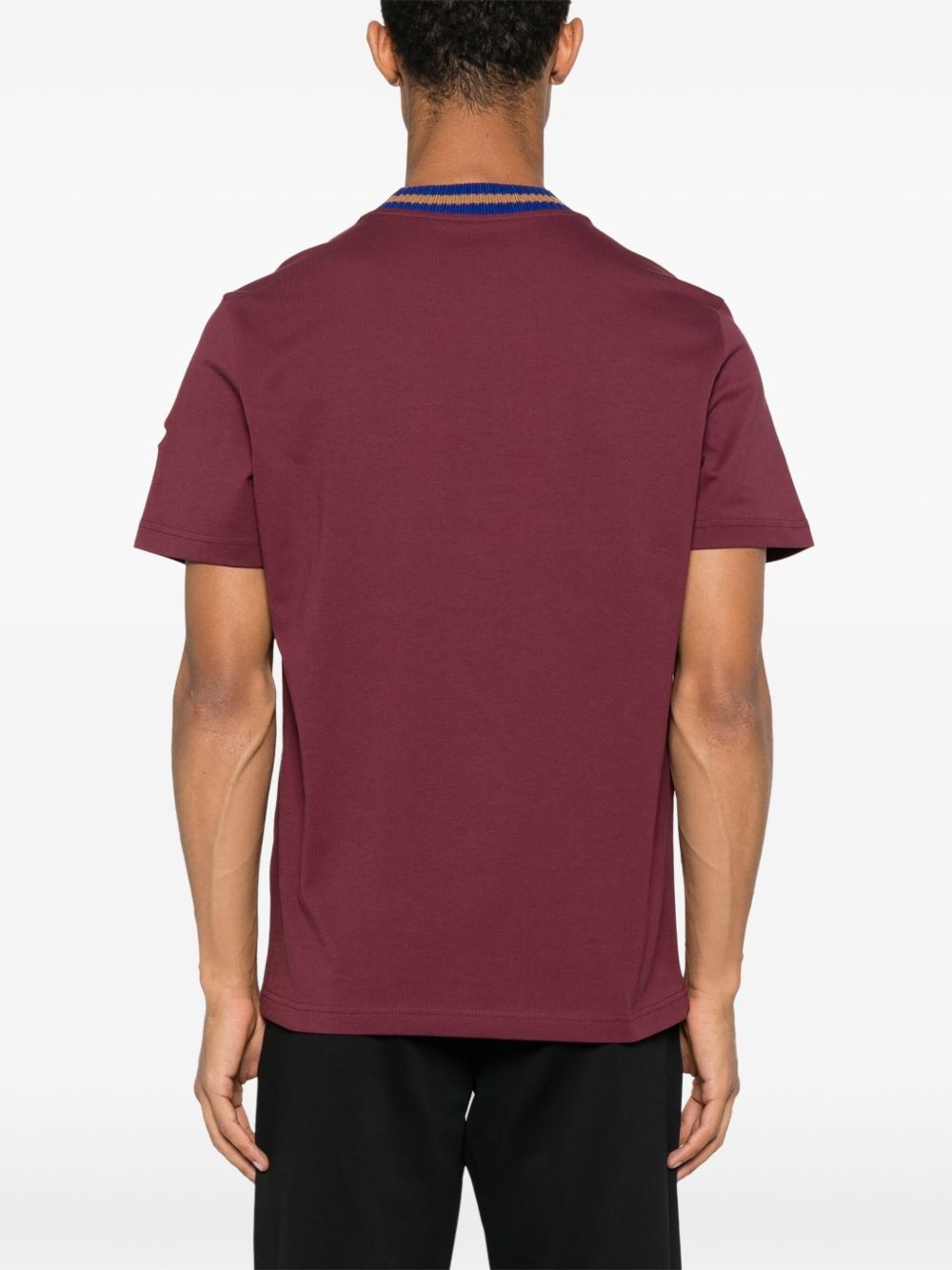logo-embroidered T-shirt - 3