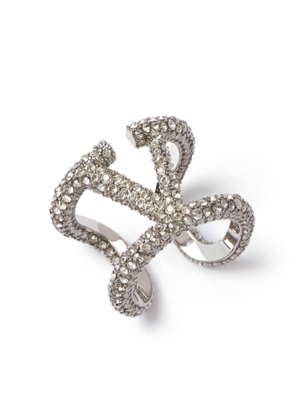 VLogo Signature crystal ring - 1