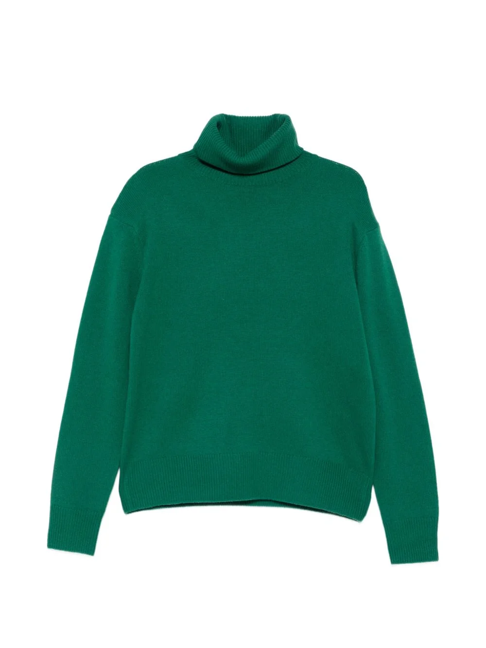 Gala padded roll-neck knitted wool sweater - 1