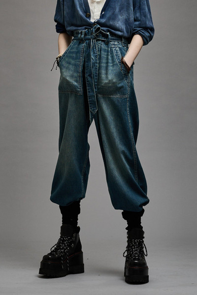 R13 BELTED VENTI UTILITY PANT - WINDSOR BLUE outlook