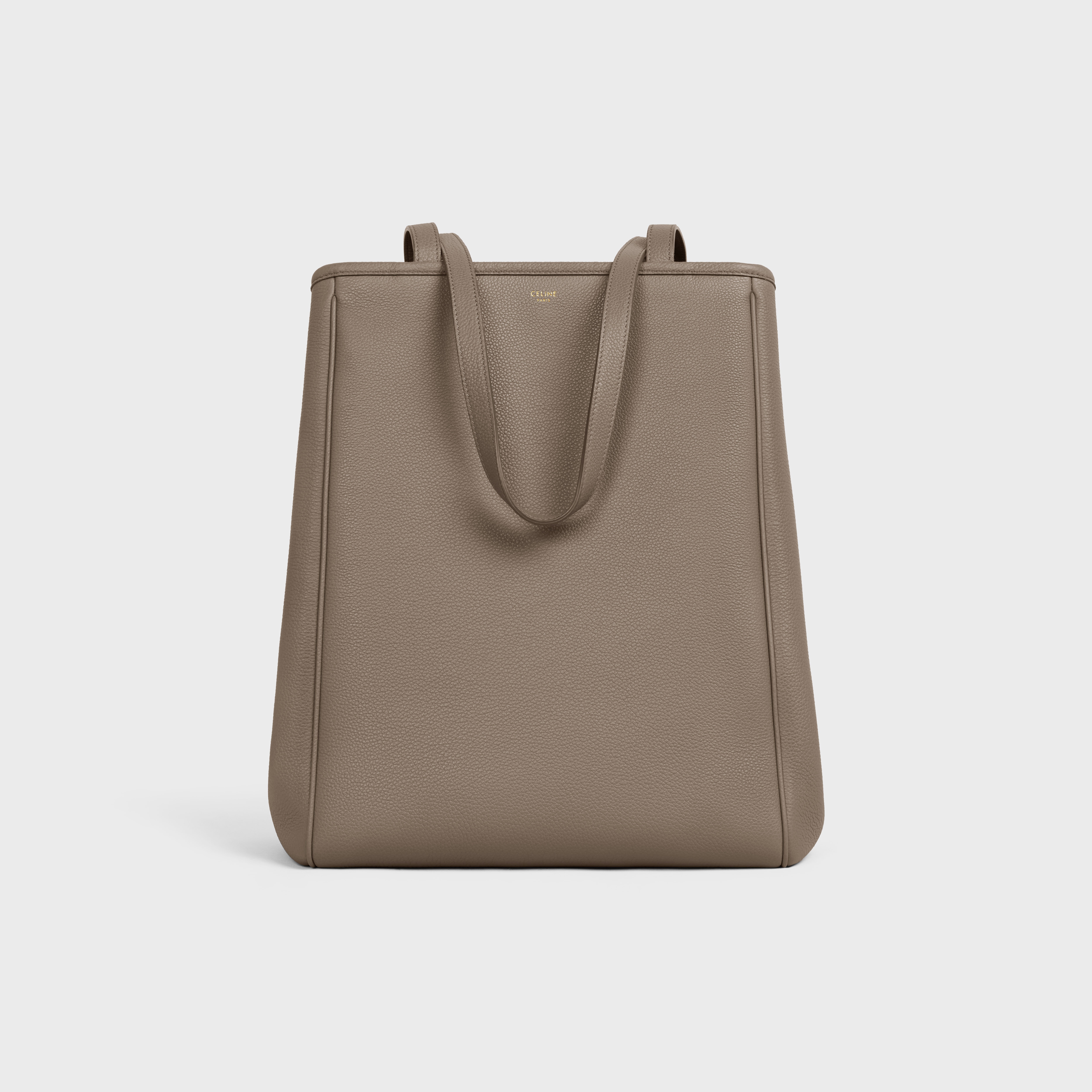 Medium Folded Cabas in Grained Calfskin - 1