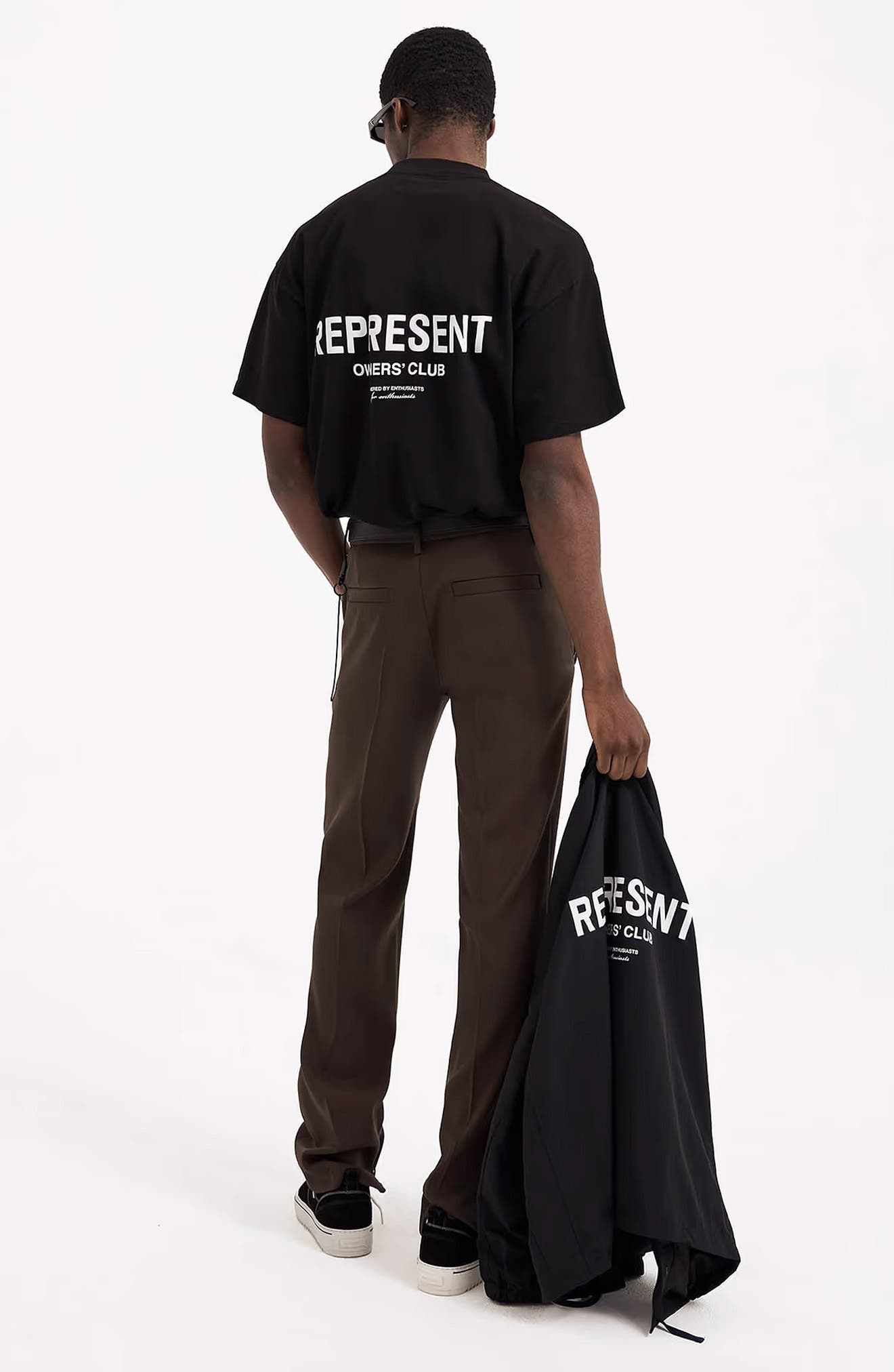 Represent Owners' Club Cotton Logo Graphic T-Shirt in Black at Nordstrom - 4