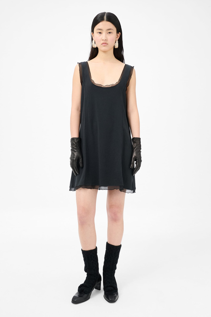 Our Legacy Our Legacy Dusk Dress Washed Black Legacy Jersey outlook