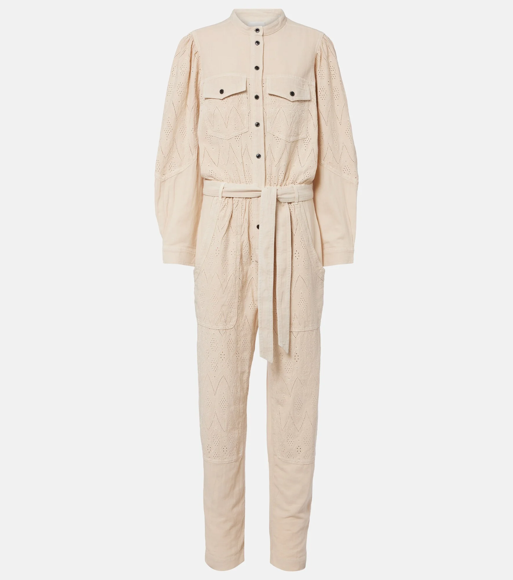 Kellen broderie anglaise cotton jumpsuit - 1