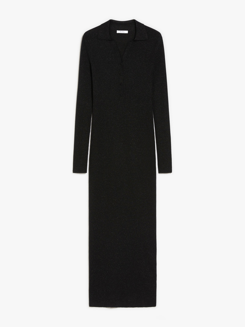 FRAIS Fitted dress in wool and lurex - 1