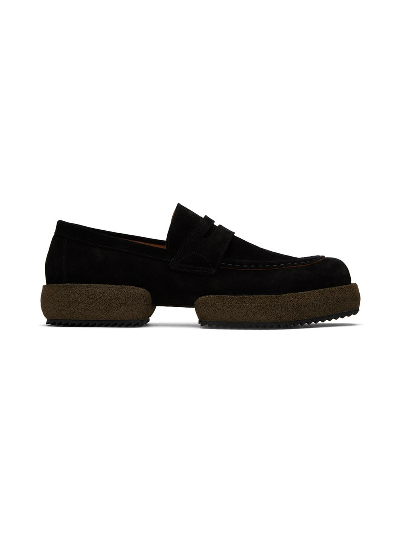 Black Platform Loafers 1
