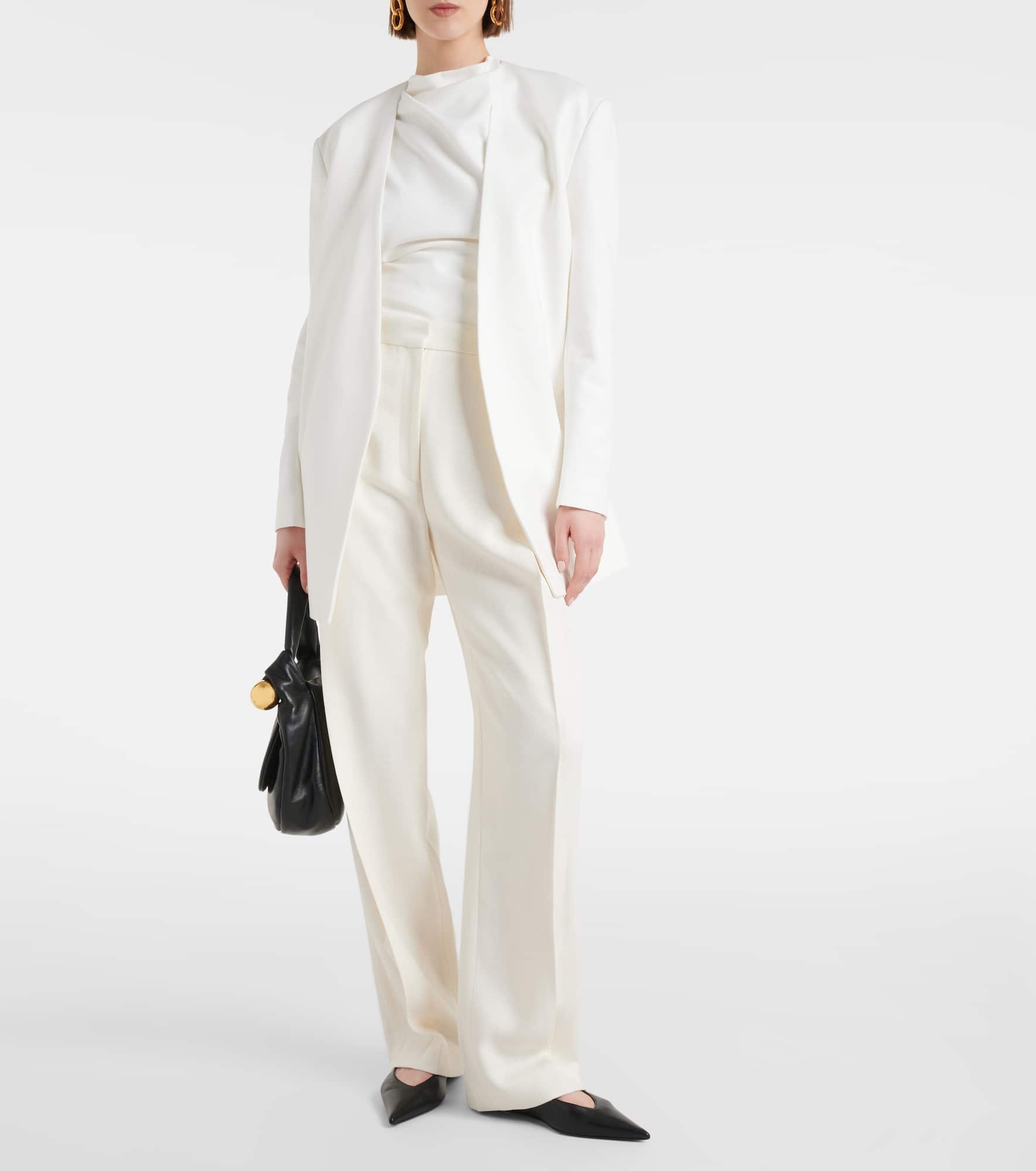 Gabrielle crêpe wide-leg pants - 2