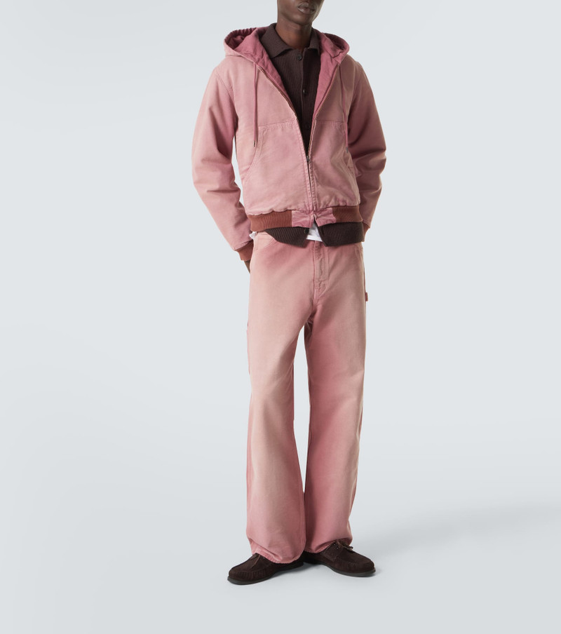 AURALEE Cropped cotton hoodie outlook