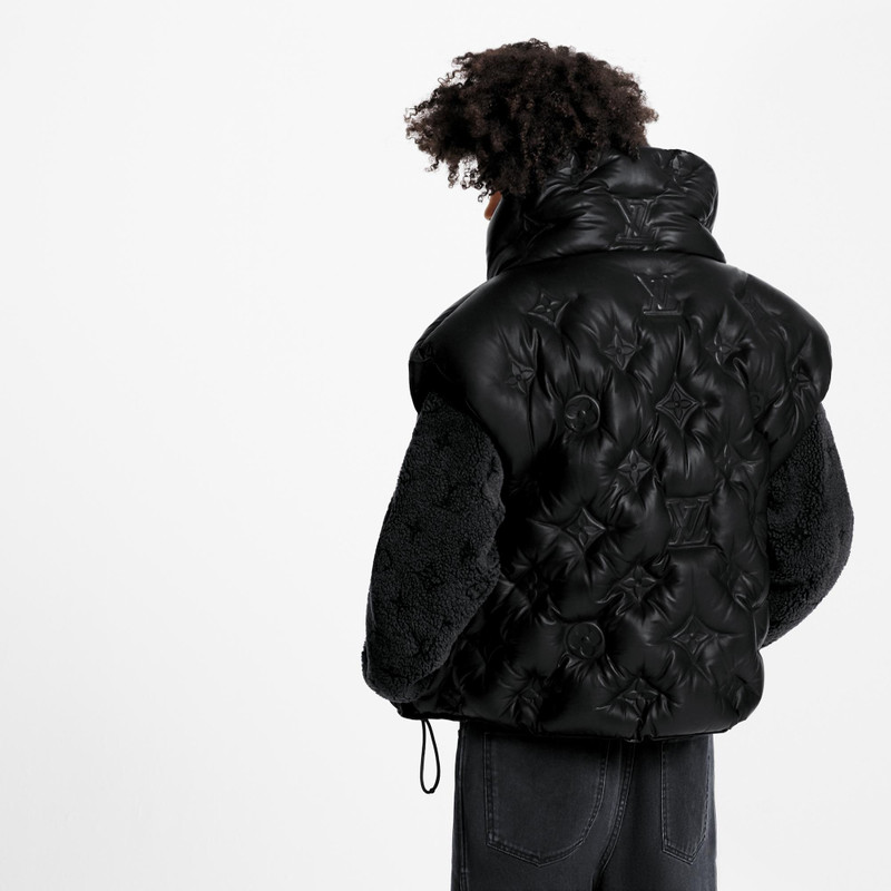 Monogram Boyhood Puffer Leather Gilet 5