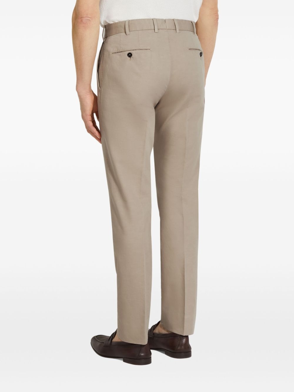 tapered chino trousers - 4