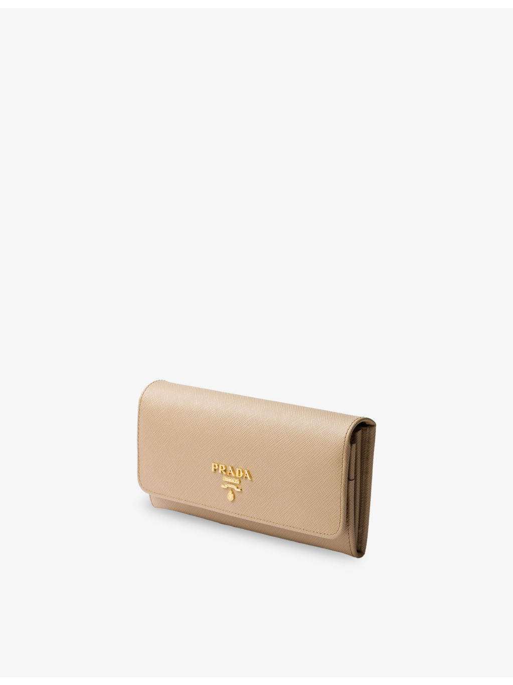 Brand-plaque large saffiano leather wallet - 3