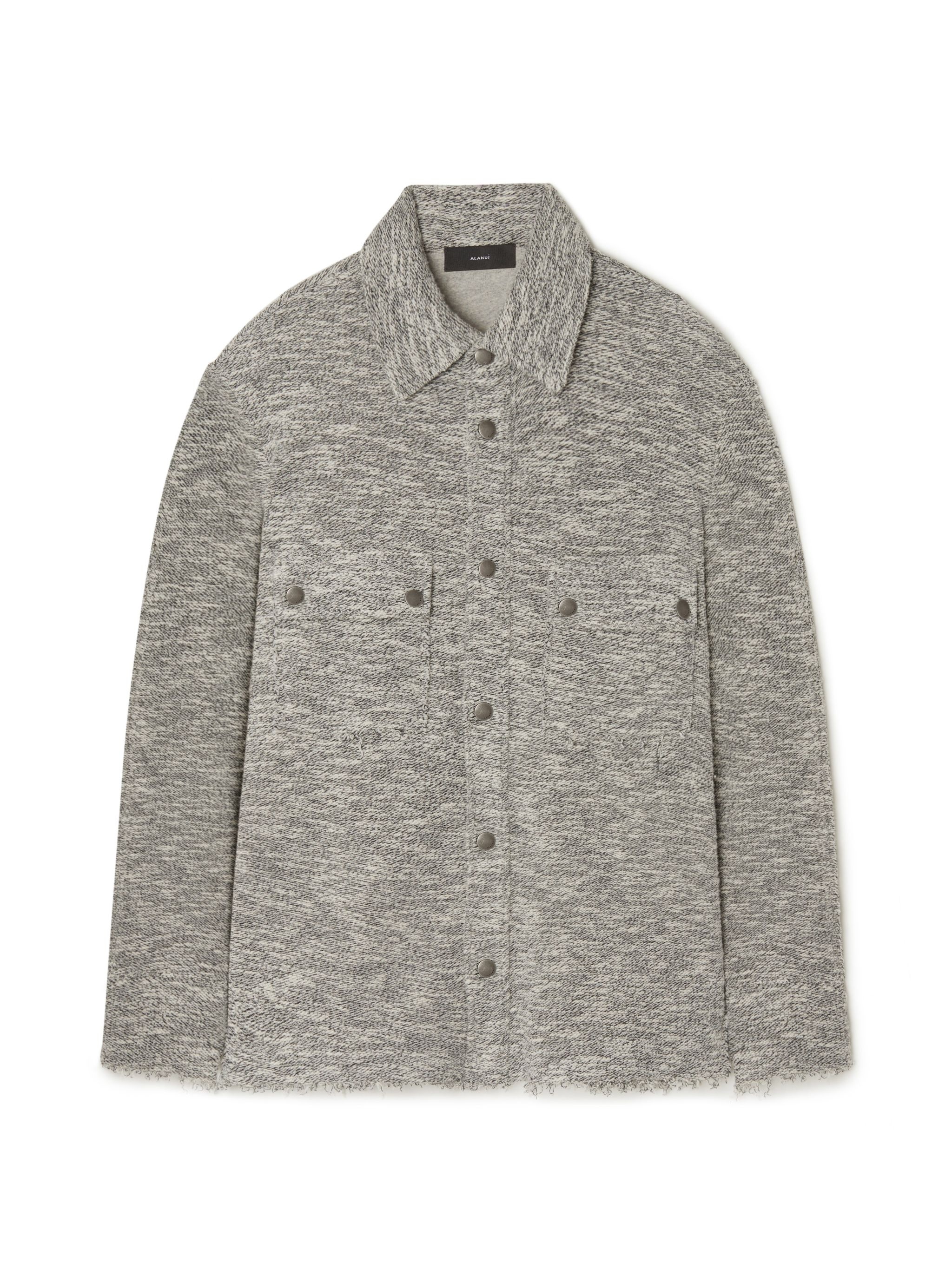 B & W Mouline’ Overshirt - 3